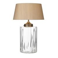 KEW4208 Kew Glass Table Lamp, Clear, Base Only