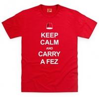 Keep Calm & Carry A Fez T Shirt