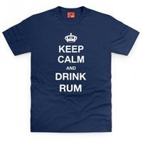 Keep Calm & Drink Rum T Shirt