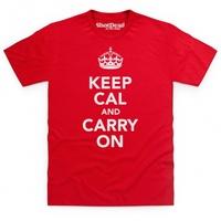 Keep Cal And Carry On T Shirt