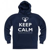 keep calm funny not scary clown hoodie