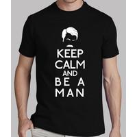keep calm and be a white man