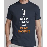keep calm and play basketball man