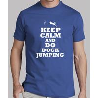 keep calm and do dock jumping