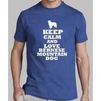 keep calm and love bernese mountain dog