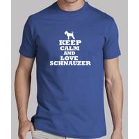 keep calm and love schnauzer