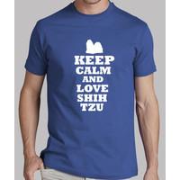 keep calm and love shih tzu