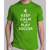 keep calm and play soccer