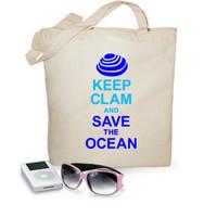 keep clam and save the oceans