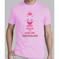 keep calm and give me chocolate