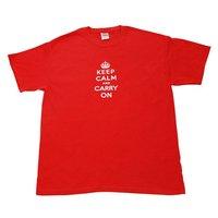 keep calm and carry on t shirt