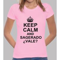 keep calm and sagerado okay? - girl