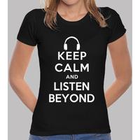 keep calm and listen beyond woman