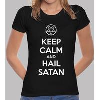 keep calm and hail satan v.1 (white)