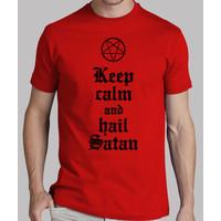 keep calm and hail satan v.2 (black)