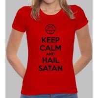 keep calm and hail satan v.1 (black)