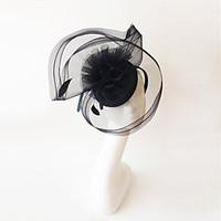 Kentucky Derby Church Races Black Flax Wedding Event Fascinator