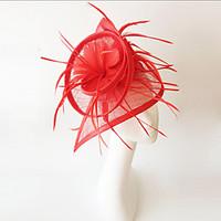 Kentucky Derby Church Races Red Flax Wedding Event Fascinator