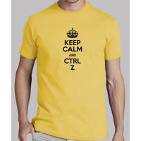 keep calm and ctrl z black