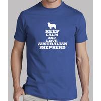 keep calm and love australian shepherd