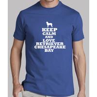 keep calm and love chesapeake retriever