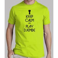 keep calm and play djembe