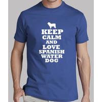 keep calm and love spanish water dog