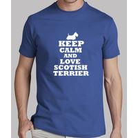 keep calm and love scotish terrier
