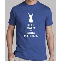 keep calm and gora marijaia (blue for mutiko)