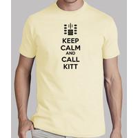 keep calm and call kitt - black letters