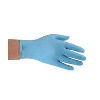 KeepSafe Nitrile Food Preparation Gloves Powder-Free Medium Size 7.5 (Blue)