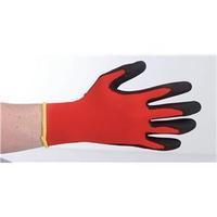 KeepSafe Size 8 PU Coated Pair of Safety Gloves (Red/Black) Ref 303618080