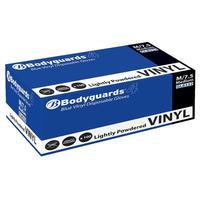 KeepSafe Bodyguards4 Lightly Powdered (Size - Large 8.5) Disposable Vinyl Grip Gloves (Blue)