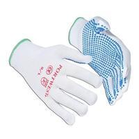 KeepSafe Polka Dot Gloves EN420 & EN388 Certification Large (Blue) Ref 303150090 Pack of 12 Pairs