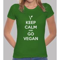 keep calm and go vegan