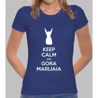 keep calm and gora marijaia blue for neska