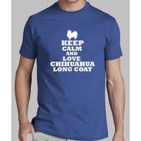 keep calm and love chihuahua long coat