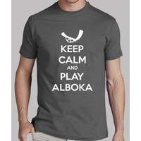 keep calm - white alboka