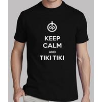 keep calm and tiki tiki white