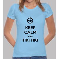 keep calm and tiki tiki black