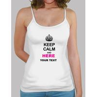 keep calm and choose your own text