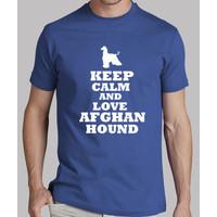 keep calm and love afghan hound