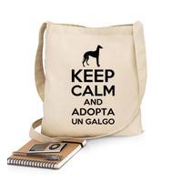 keep calm and adopt a greyhound - black