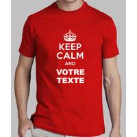 keep calm and your text