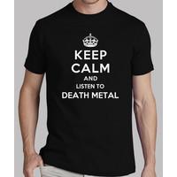 keep calm and listen to death metal