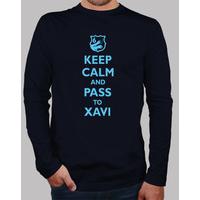 keep calm and pass to xavi