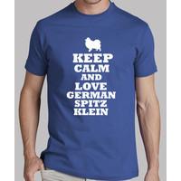 keep calm and love german spitz klein