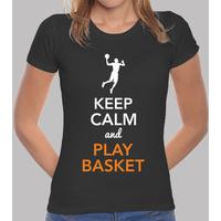 keep calm and play basketball (women)