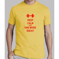 keep calm and one more squat red