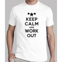 keep calm and work out